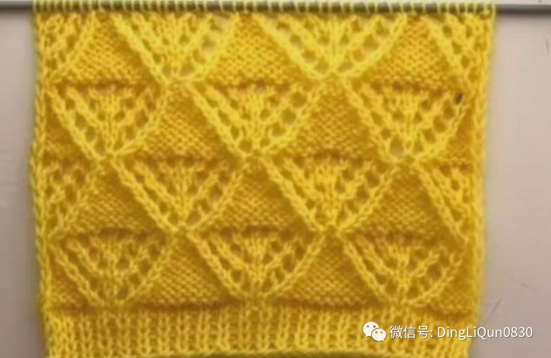 500个毛衣花样完整大平针版,毛衣华夫针花型图案大全