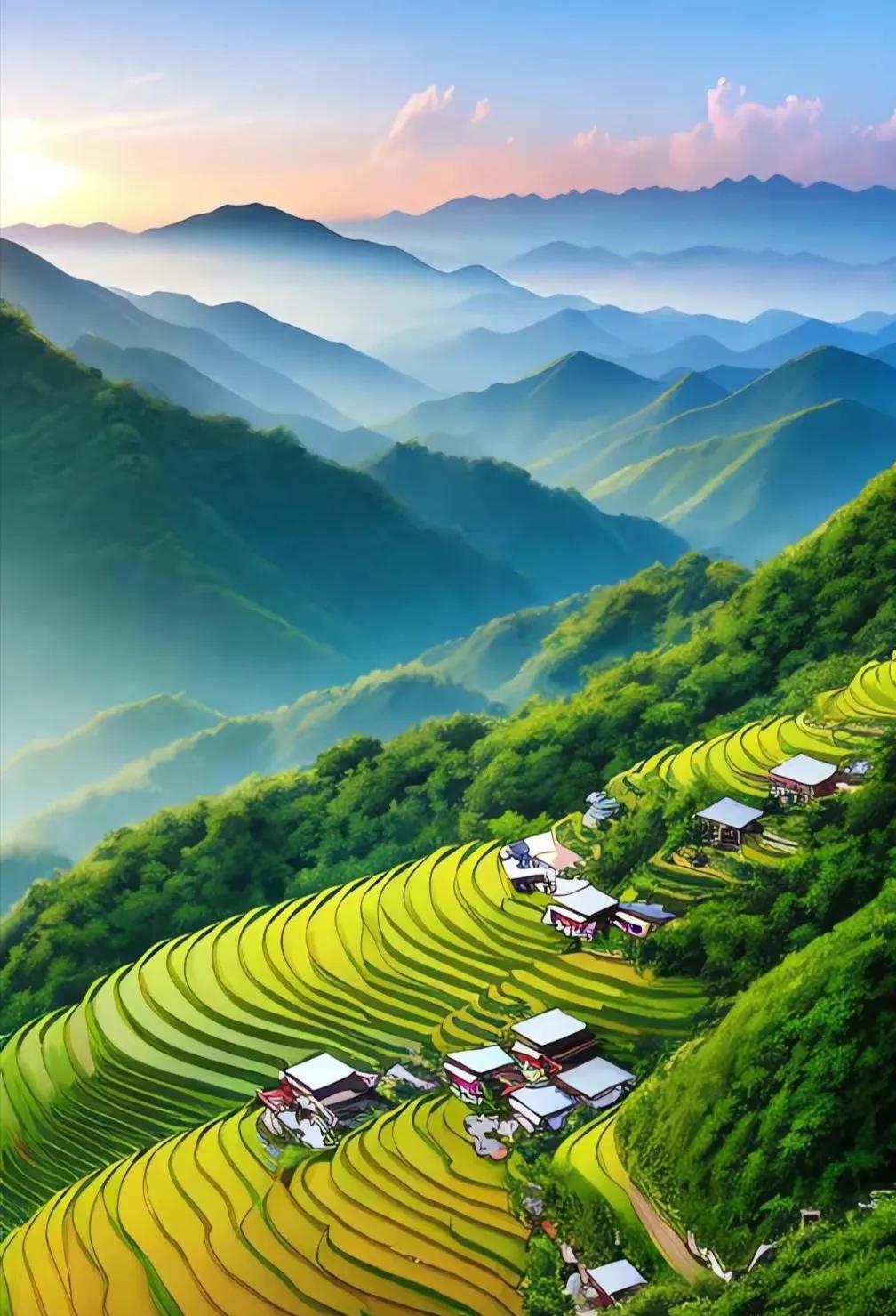 醉美田园风光尽收眼底,醉美古城村田园风光