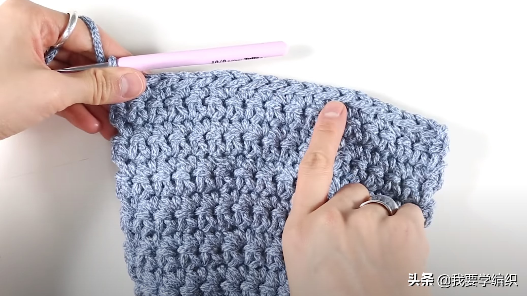 新手入门学钩小包,新手学钩包包视频教程