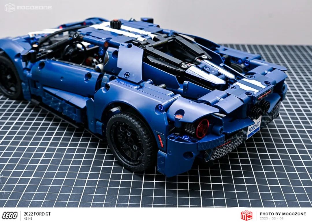 乐高积木福特gt跑车,福特gt2022