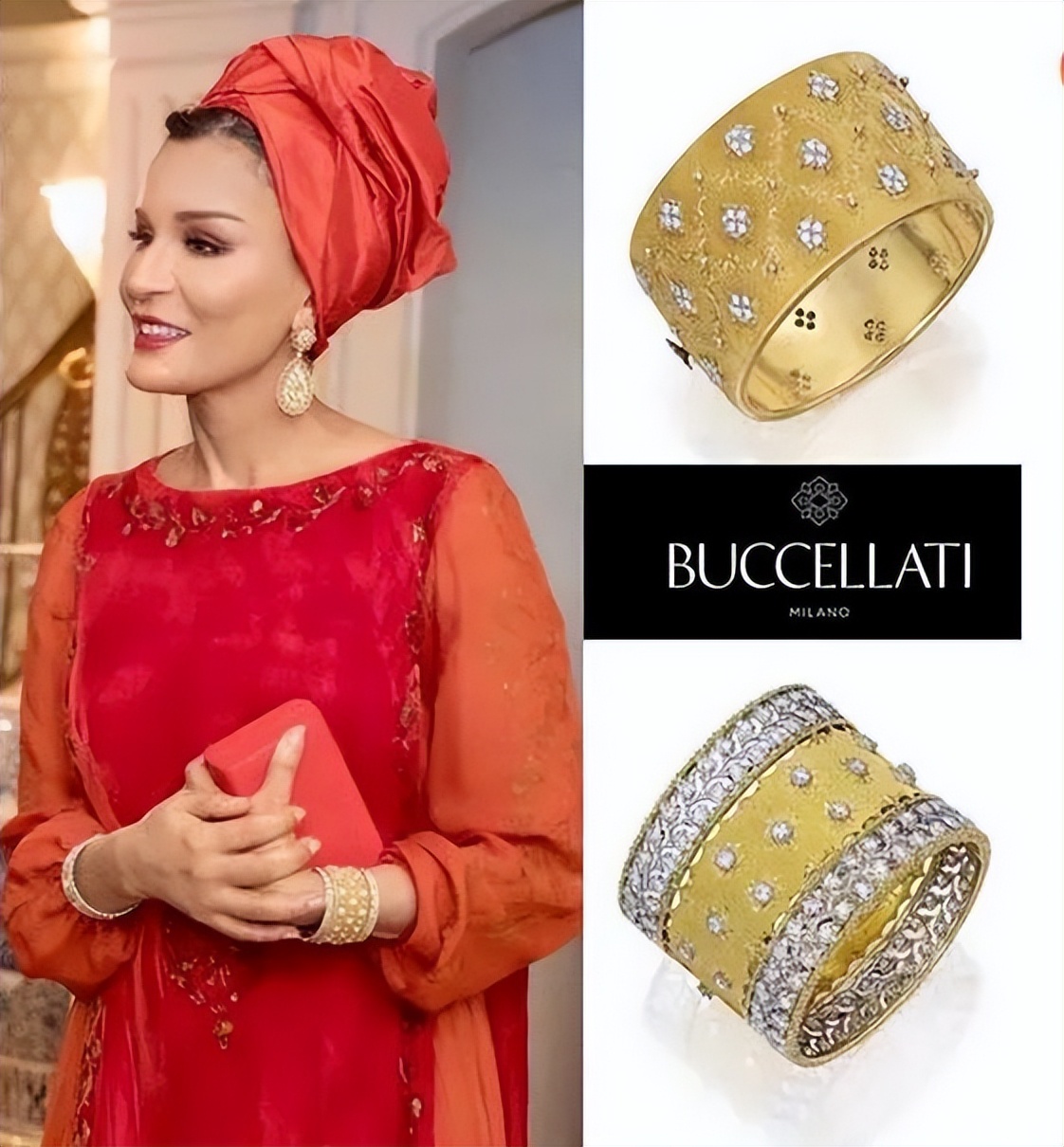 深扒卡塔尔王妃的珠宝盒，竟然发现了温莎公爵夫人的拍卖真品