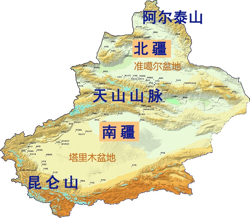东经北纬地图高清图,图解全东北地图