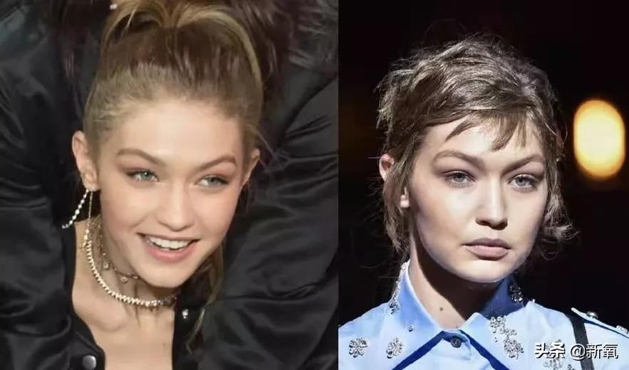 韩素希下颌拐点高,高颧骨韩素希