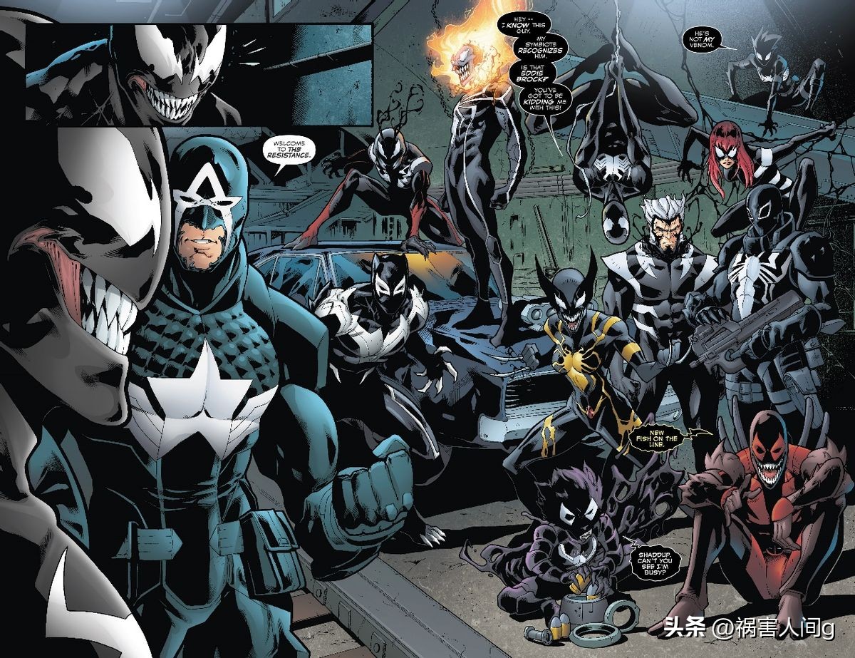 漫威毒液共生体图片,漫威毒药战士