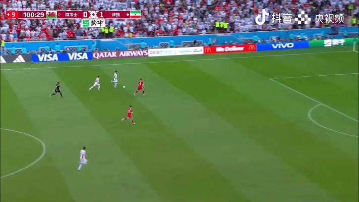 伊朗2比0威尔士进球时刻,伊朗2-0威尔士的两个进球