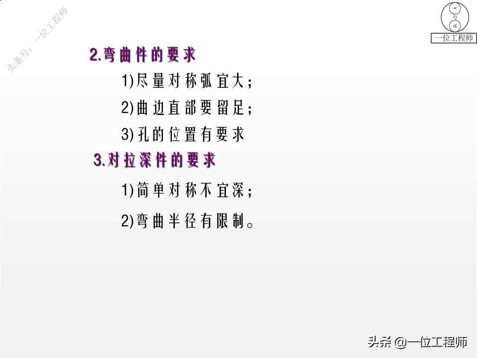 冲压成形工艺与模具设计的疑难点,冲压成型七个工艺