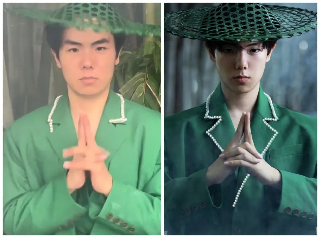 女生的p图技术有多强大,再一次感叹网红的p图技术