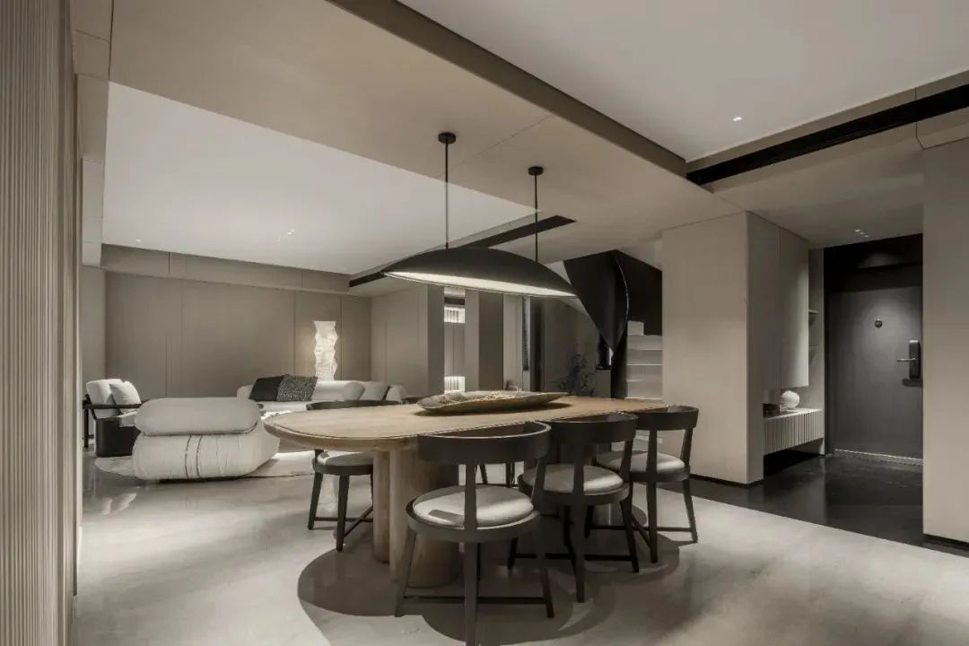 意式极简叠墅轻奢高级感,现代极简主义叠墅