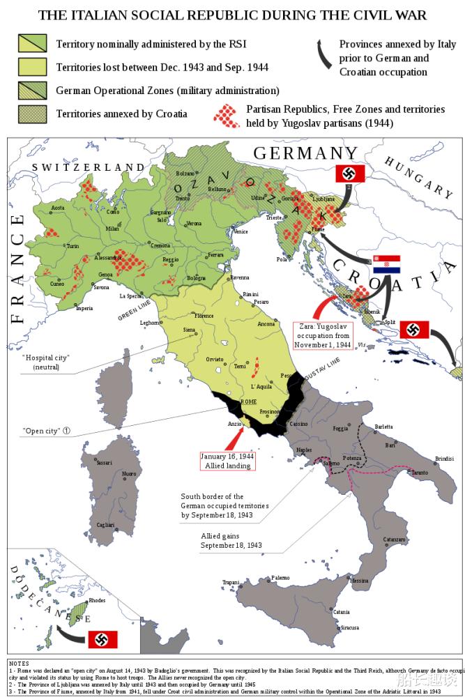 二战三个轴心国的战败现场,二战各个法西斯的主要对手