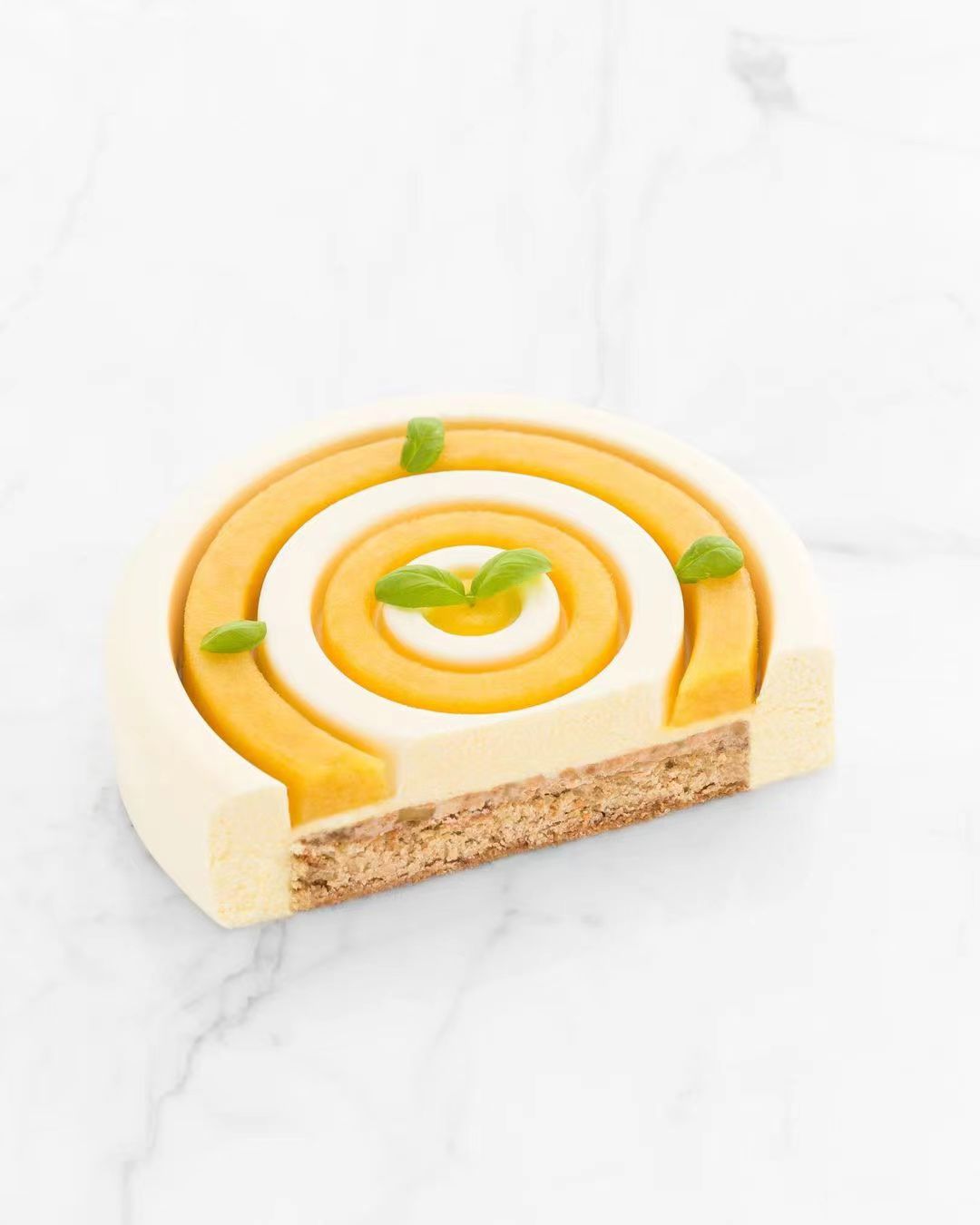 蛋糕切面,蛋糕两层夹心切面图片