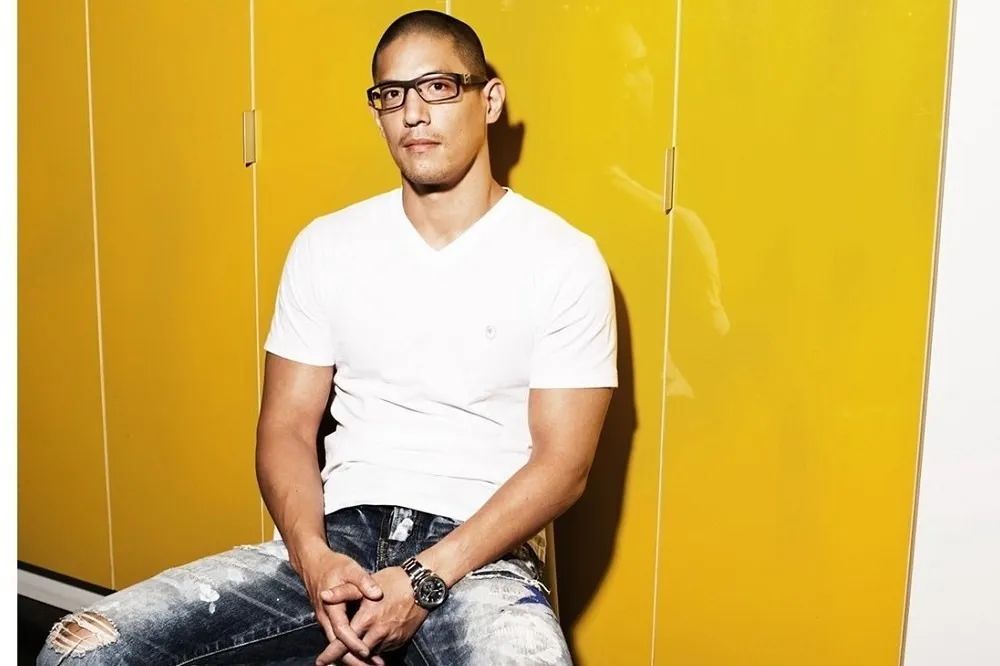 台湾第一帅哥蒋友柏,蒋友柏未健身前照片