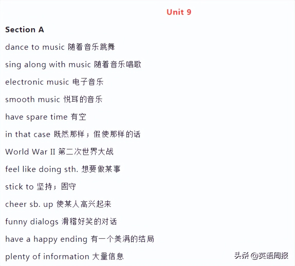 英语固定搭配短语大全初中,初中英语三年级重点单词和语法