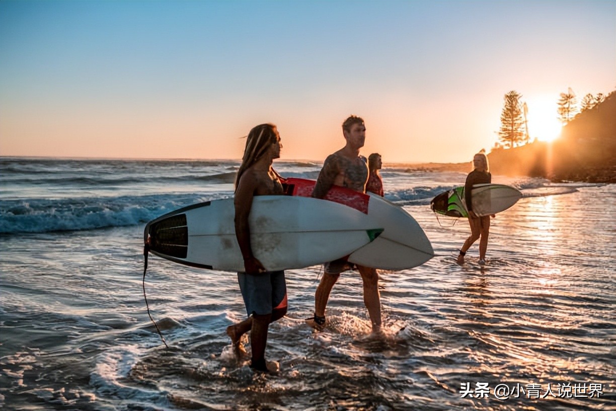 冲浪者天堂海滩,冲浪爱好者的天堂