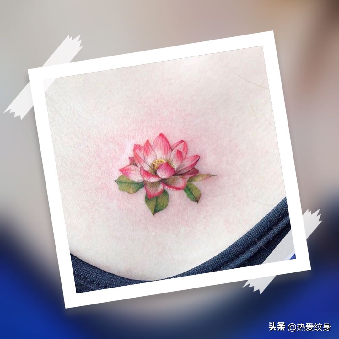 纹身就像你心中的一朵花,纹身像种在你内心深处的一朵花