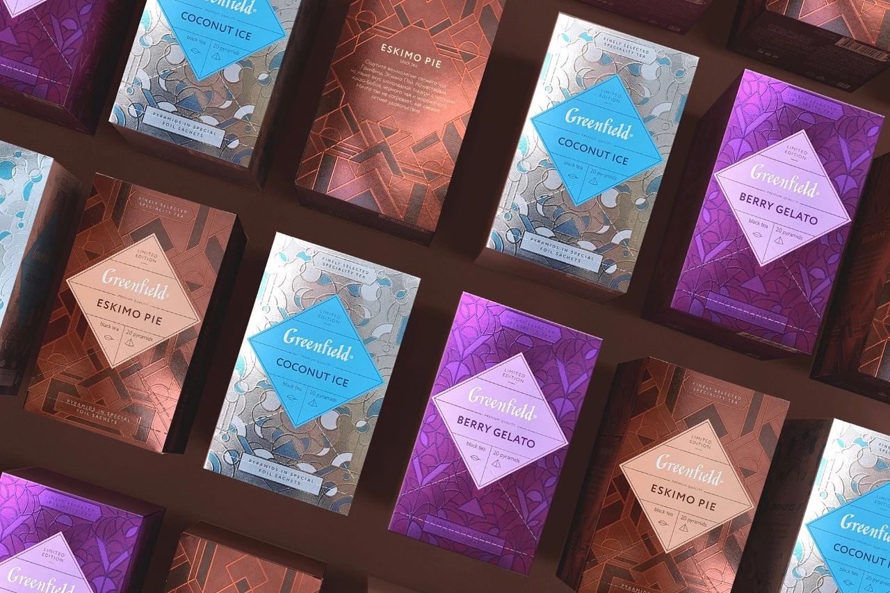 文圣茶说丨俄罗斯 Ice cream tea 茶品牌形象