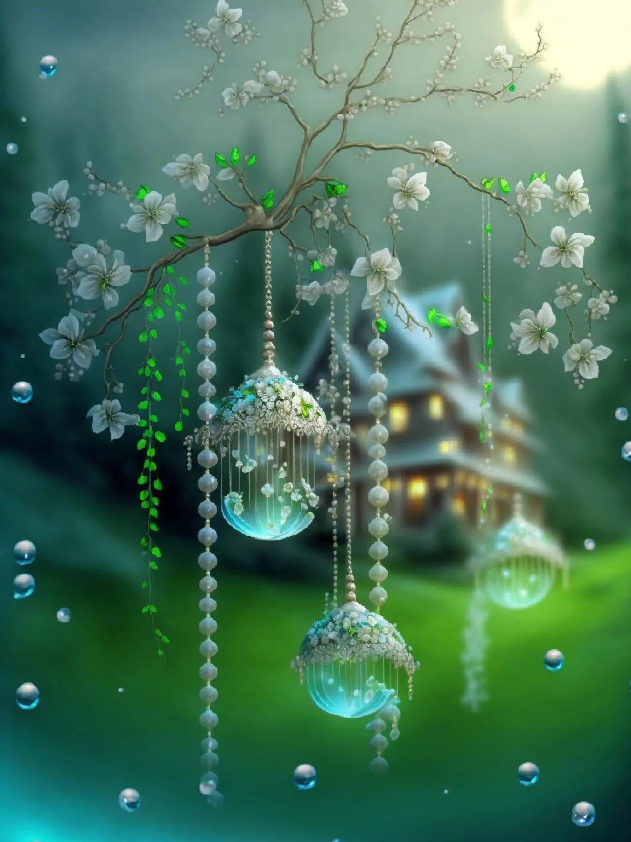 背景图片高清唯美风铃,高清唯美风铃壁纸