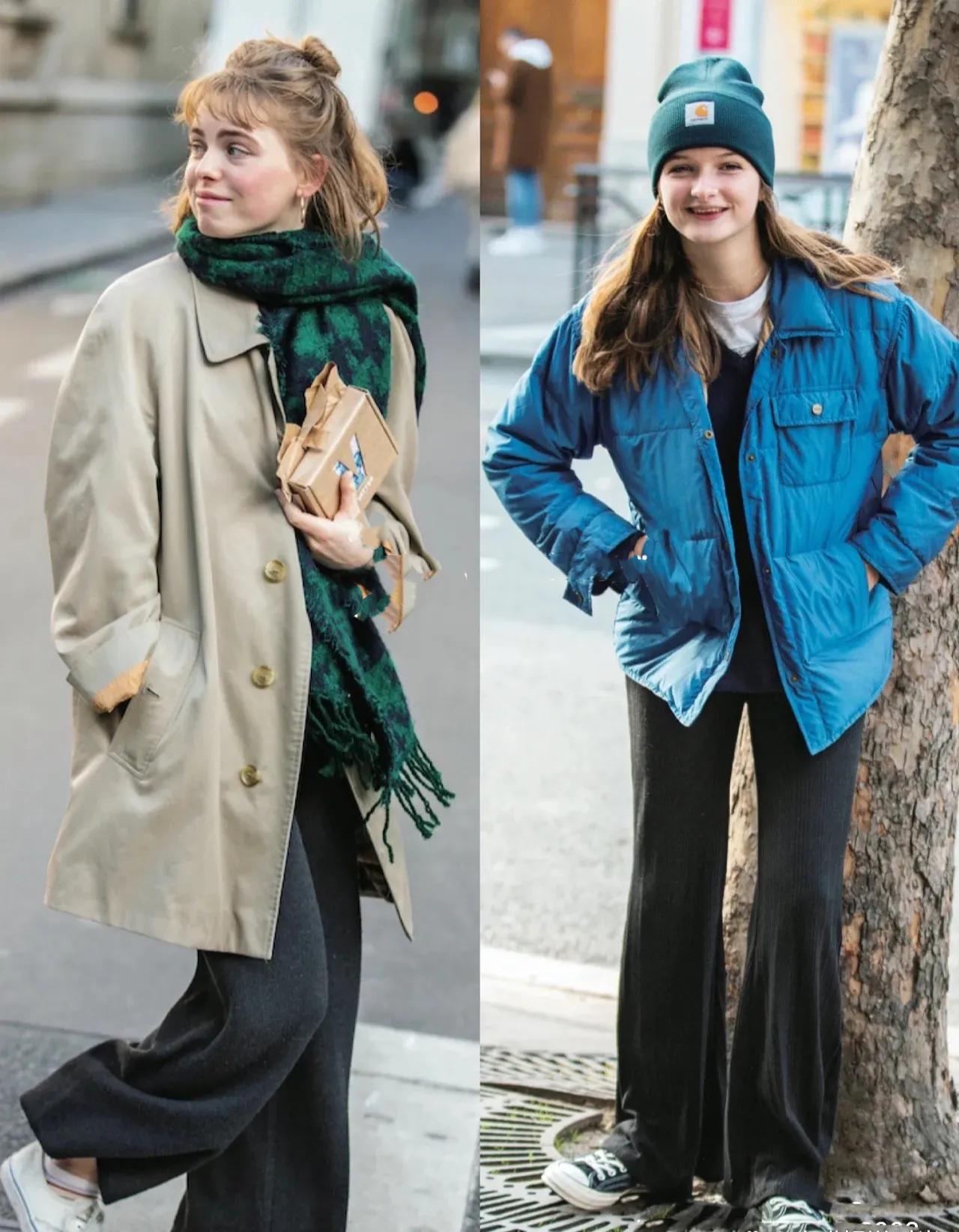 “上衣长过胯，衣服松又垮”,法国女孩凭什么穿得时髦高级？