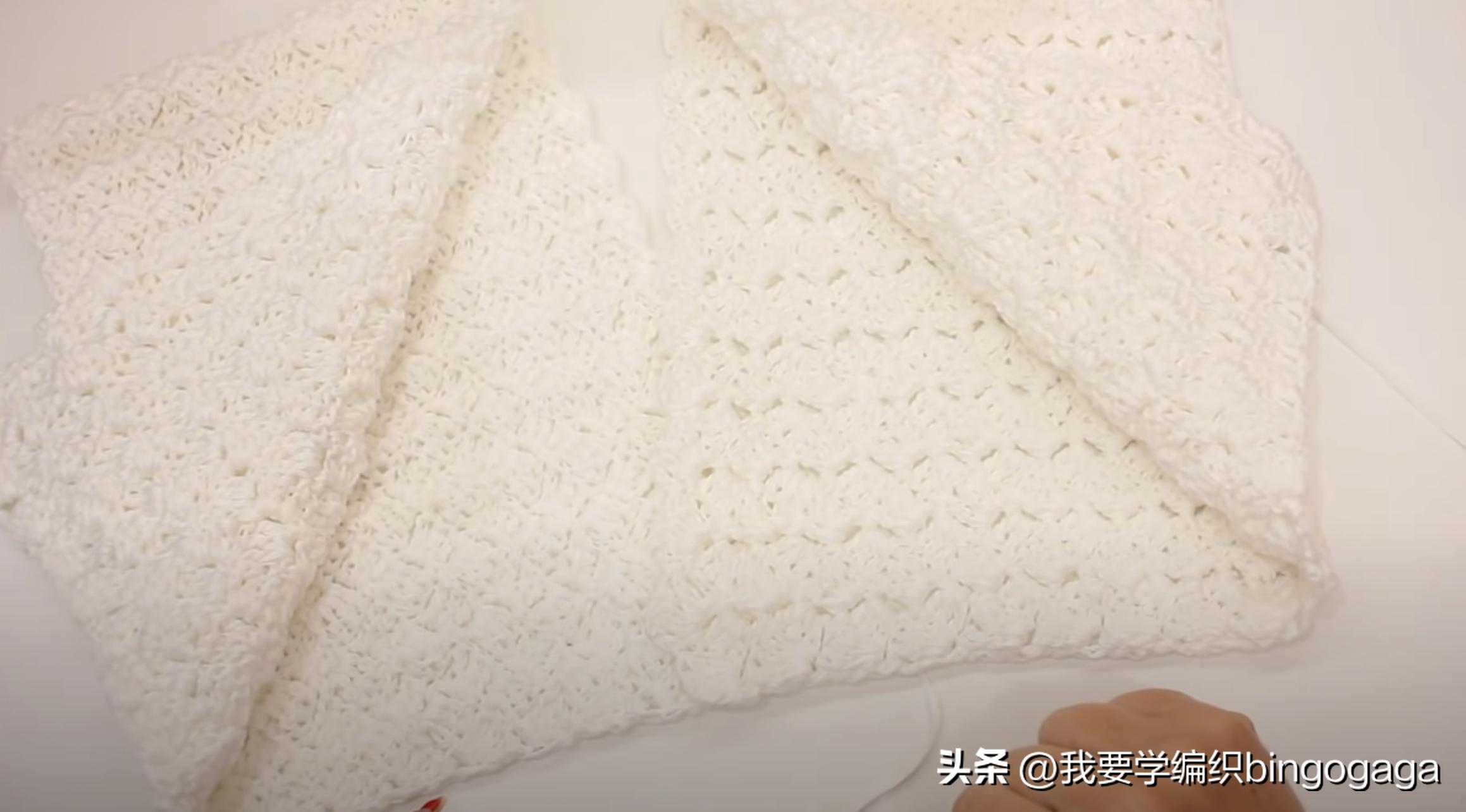 怎样钩夏季黑色短袖t恤衫,夏季钩针镂空短袖教程