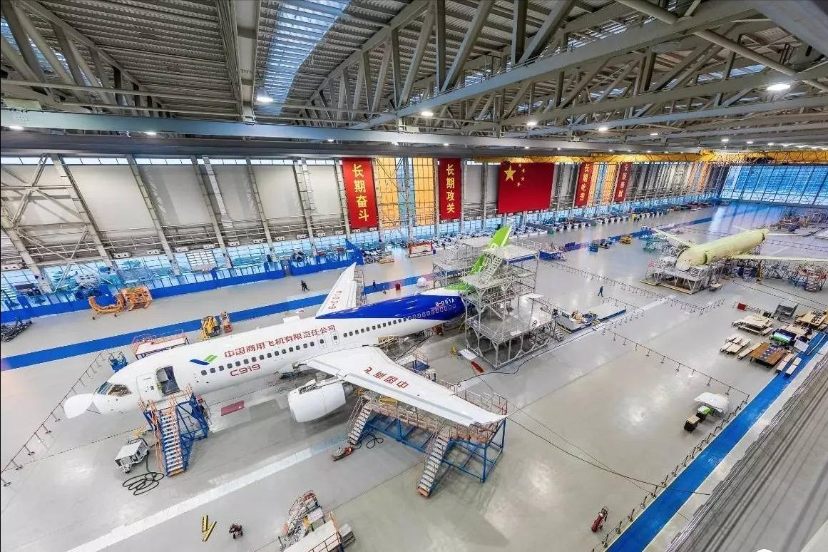 波音祝贺首架c919交付,美国波音c919