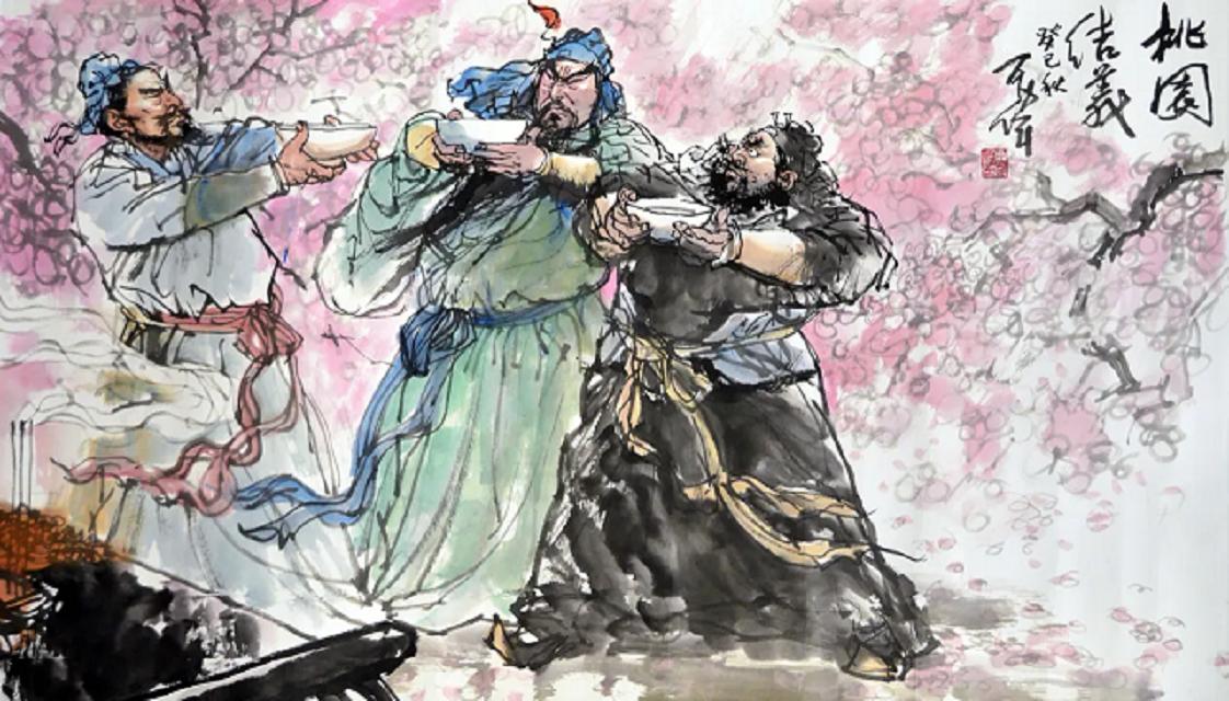 三个人结拜为兄弟，建国后：一人是铁匠，一人是农民，一人是主席