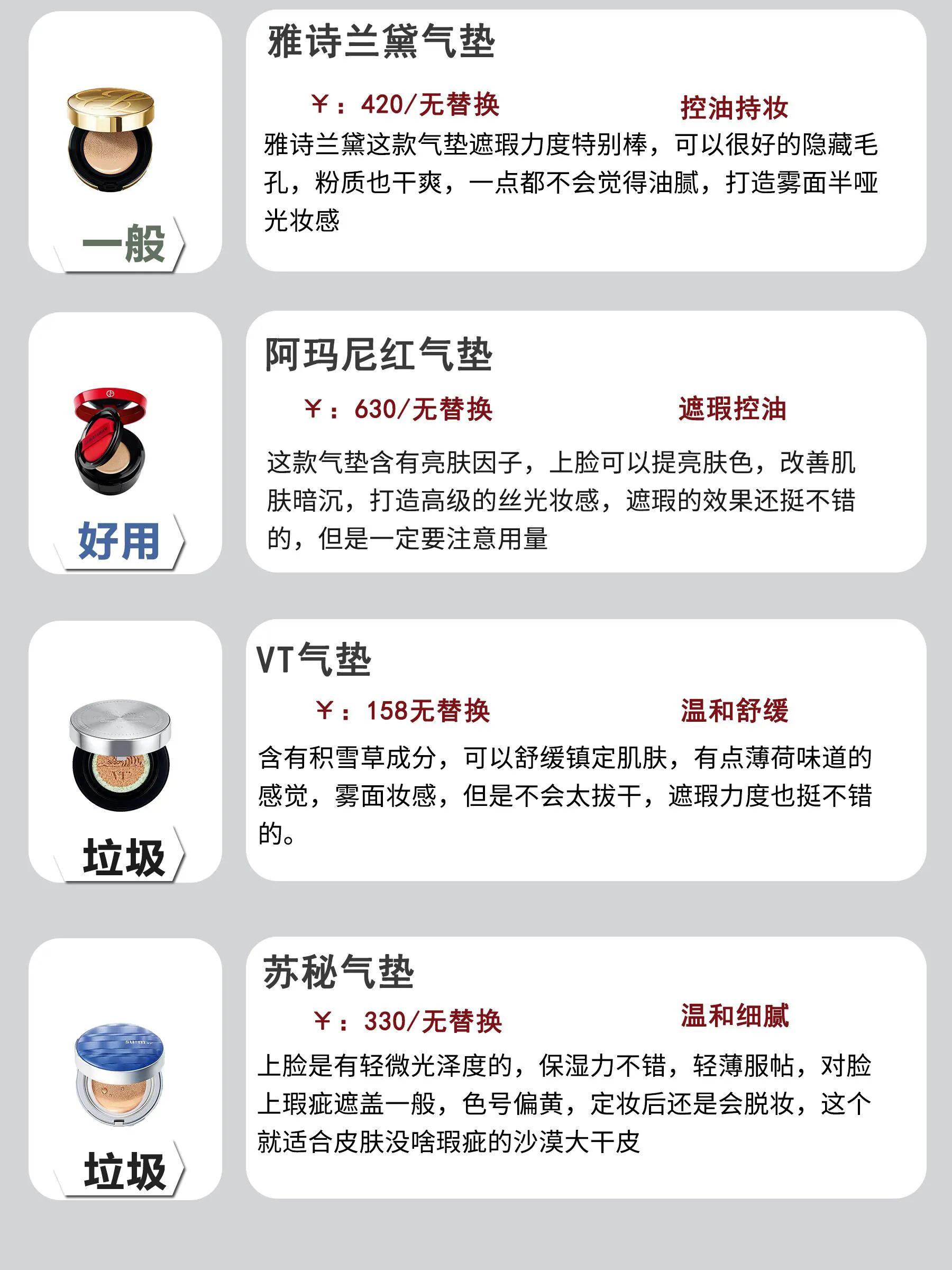 我真是太爱李佳琦了，买的气垫没有一个踩雷的