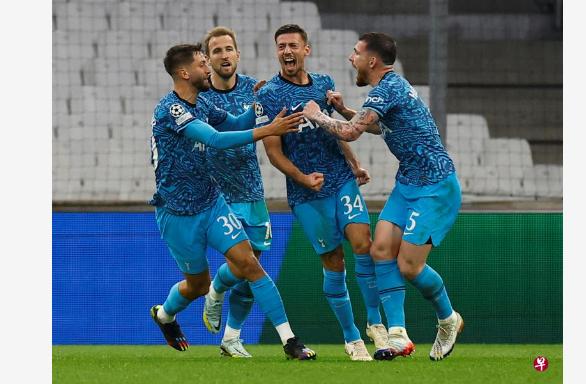 热刺5球大胜跃居英超次席,英超积分榜热刺击败曼城登榜首