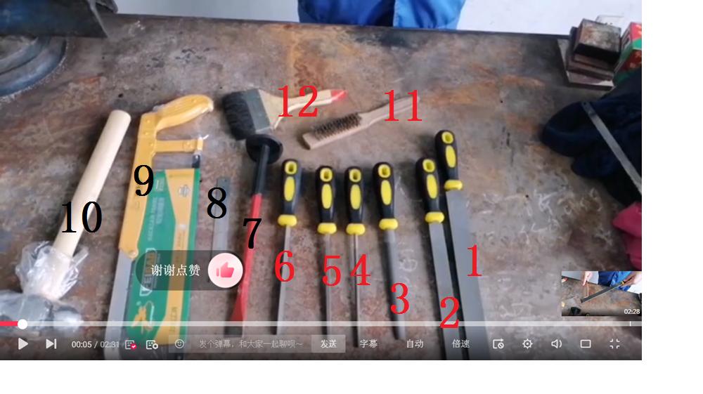 钳工常用的10种工具和量具,钳工常用工具认识
