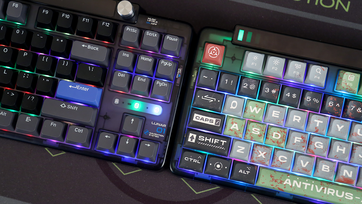 keychronk1机械键盘测评,lunar01键盘