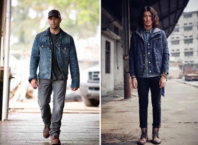 女士牛仔夹克外套,牛仔夹克外套男搭配