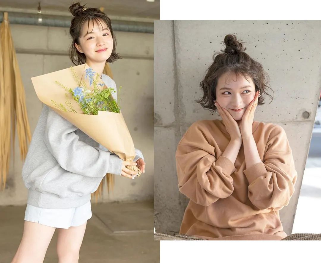 如何扎出女明星显脸小的高马尾,直刘海如何梳高马尾显脸小