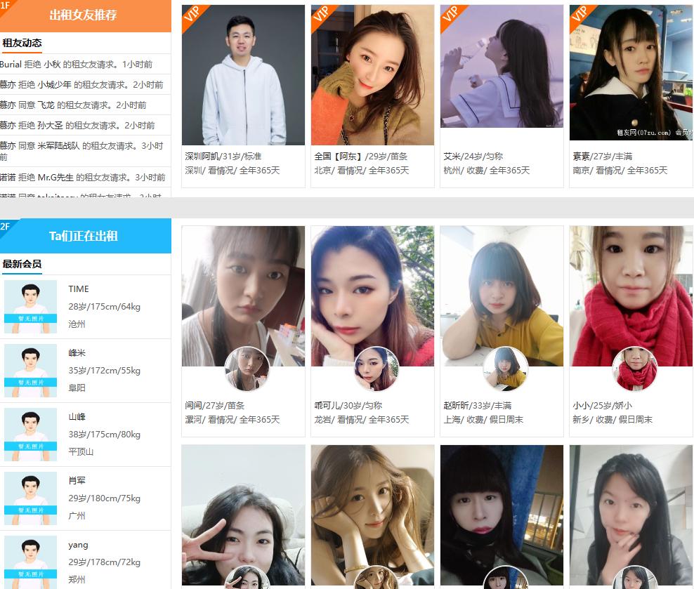 日租女友逐渐火热，绿色出租1500一天，非绿出租4000元一天