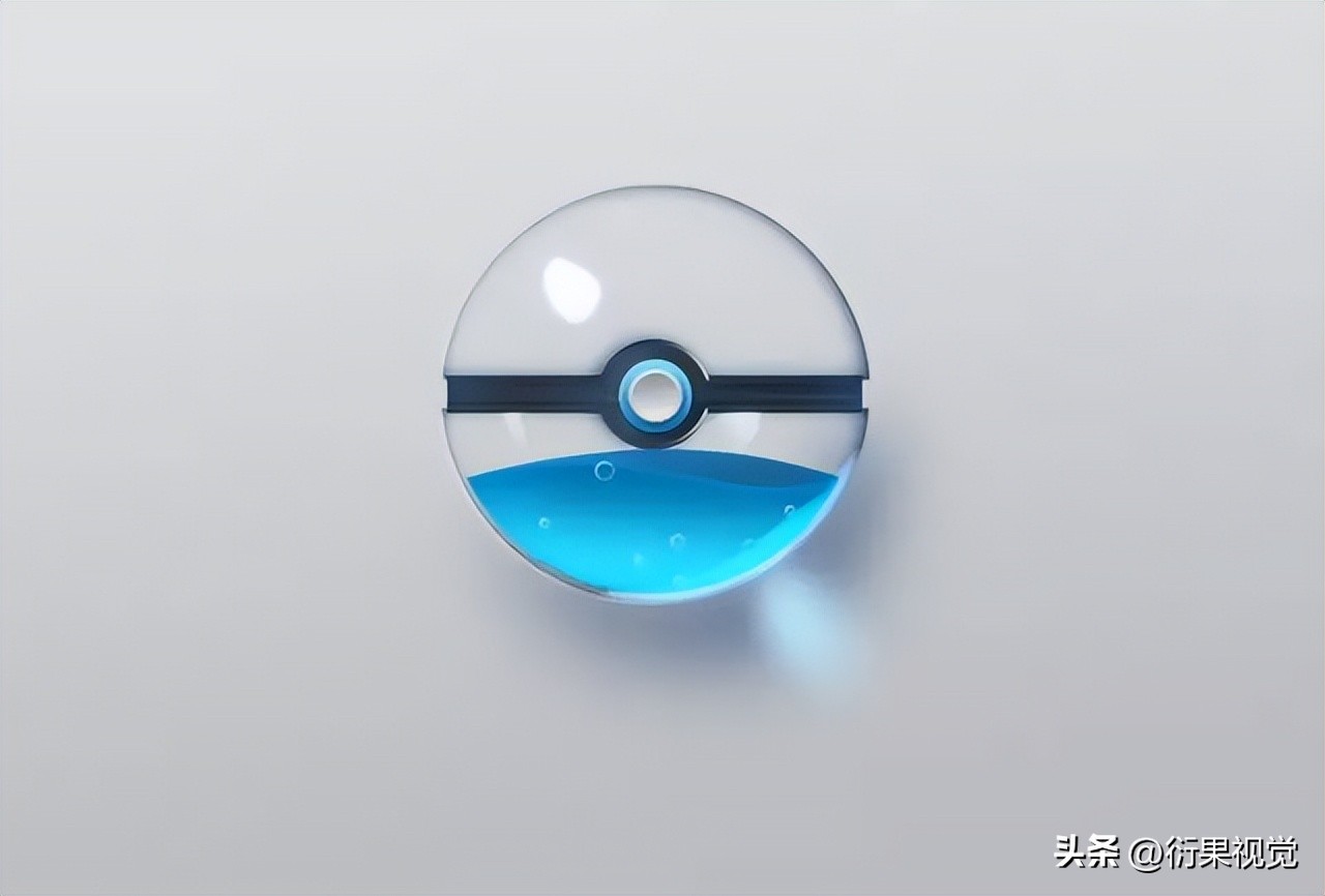 ps制作透明精灵球水晶球,ps玻璃球制作方法