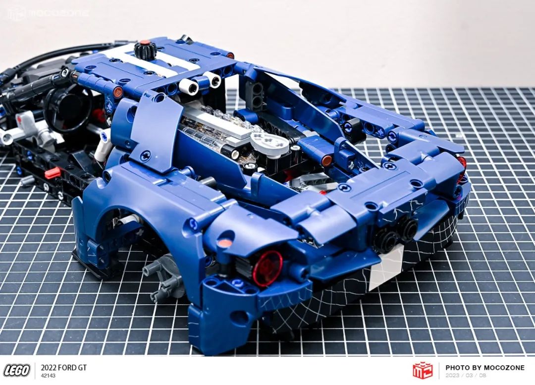 乐高积木福特gt跑车,福特gt2022