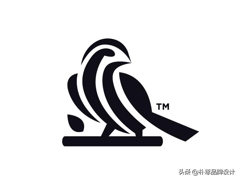 金鼠logo设计创意,麻雀图案logo设计理念