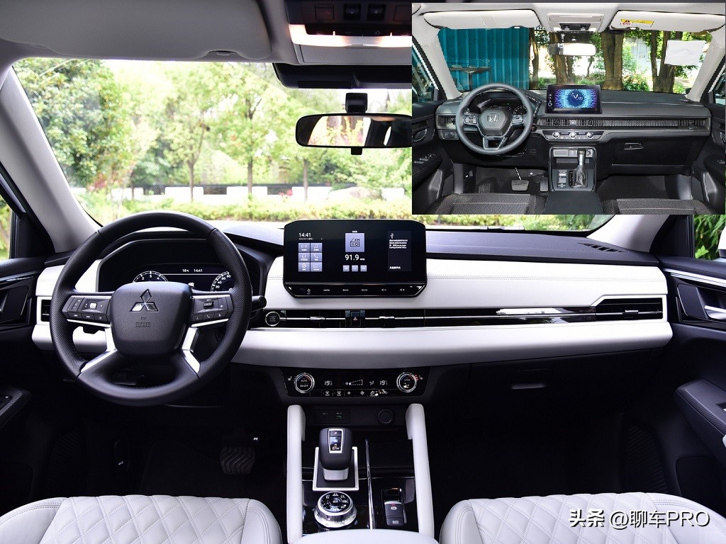 全新三菱欧蓝德vs全新crv,三菱欧蓝德2020款与本田suv如何选