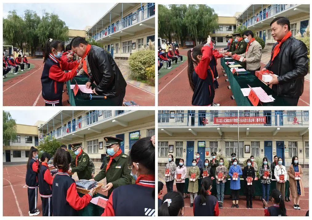 人武部开展金秋助学活动,武装部助学兴教