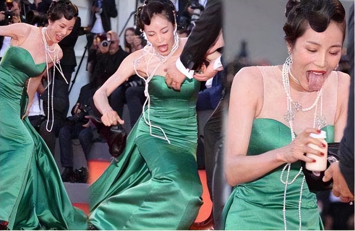 明星红毯假摔事件,明星红毯假摔倒抢镜