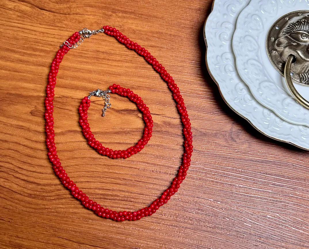 手链正宗珍珠项链纯天然真品,正品珍珠项链手链套装