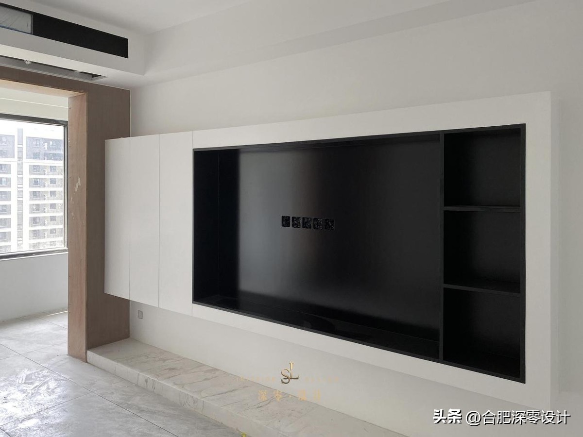 电视墙不重视收纳，反倒改做造型，图好看不“实用”，更上档次了