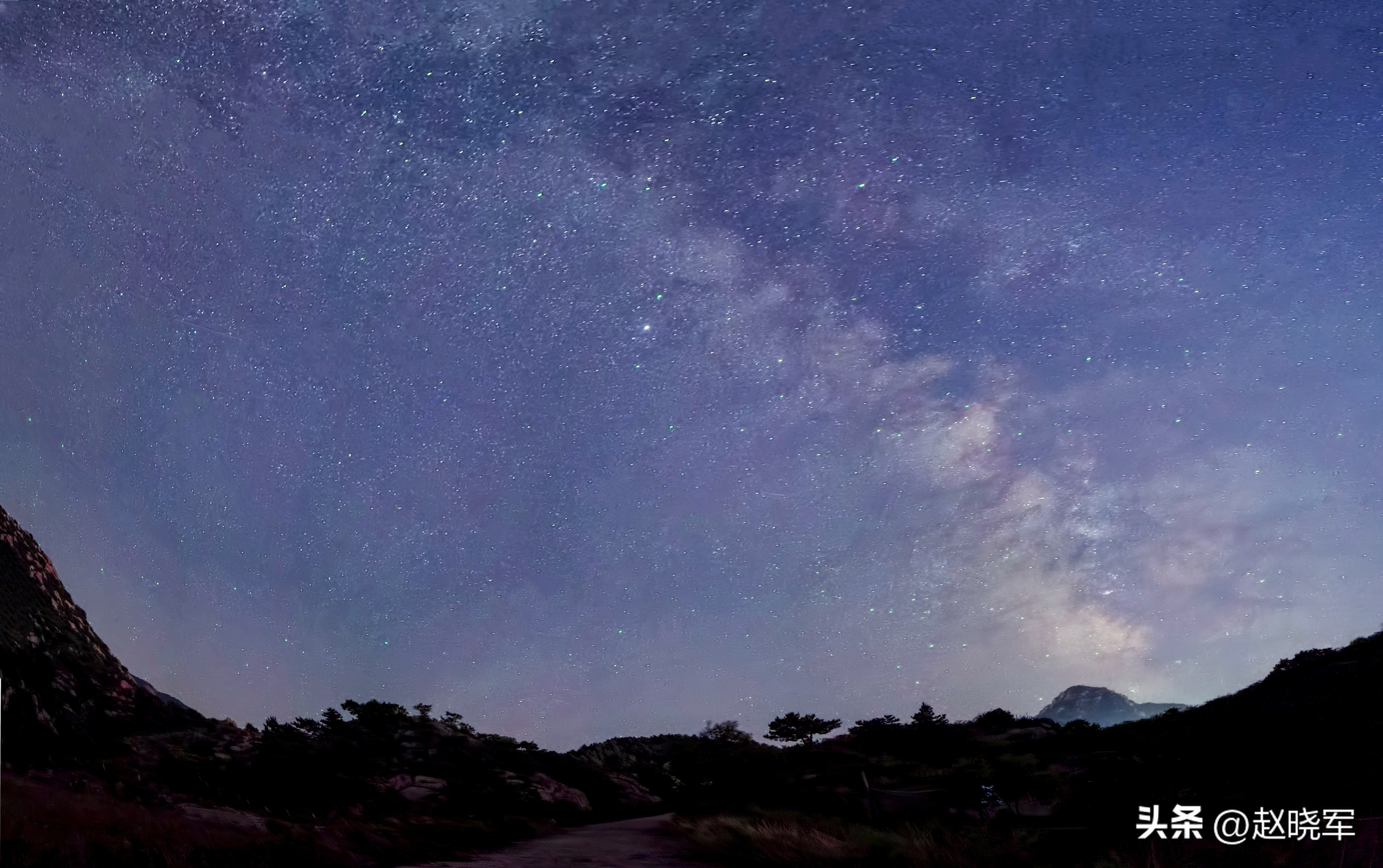 手机银河拍摄,苹果手机摄影拍银河