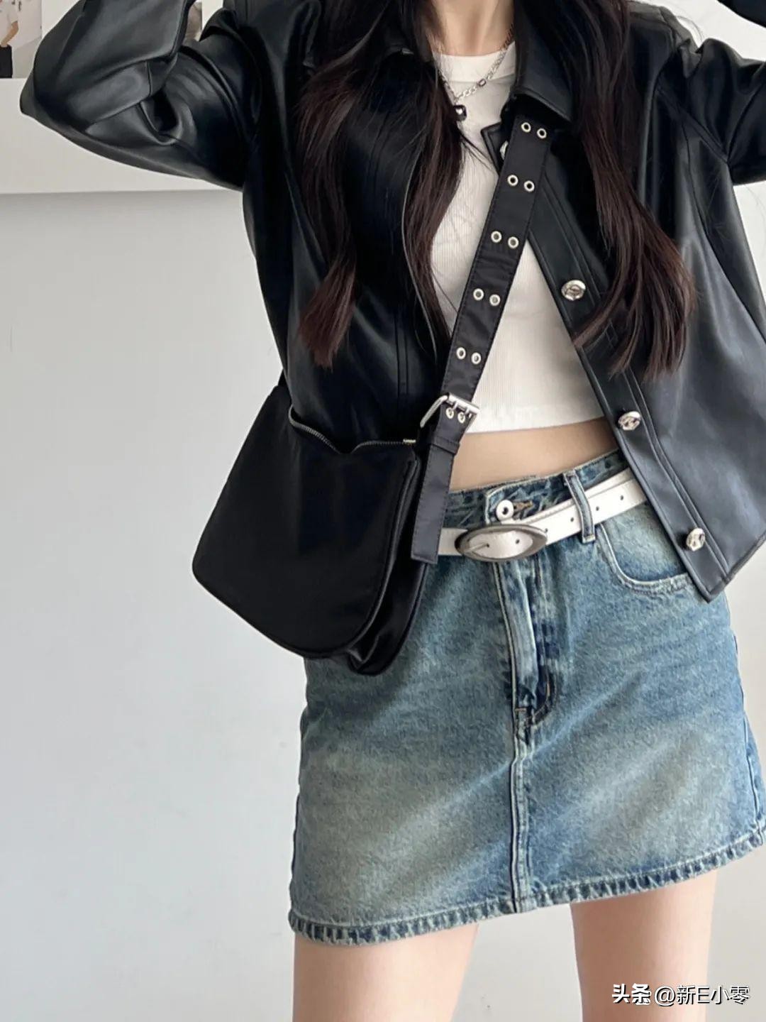 2024早春新款皮衣大码,一件皮衣有多百搭