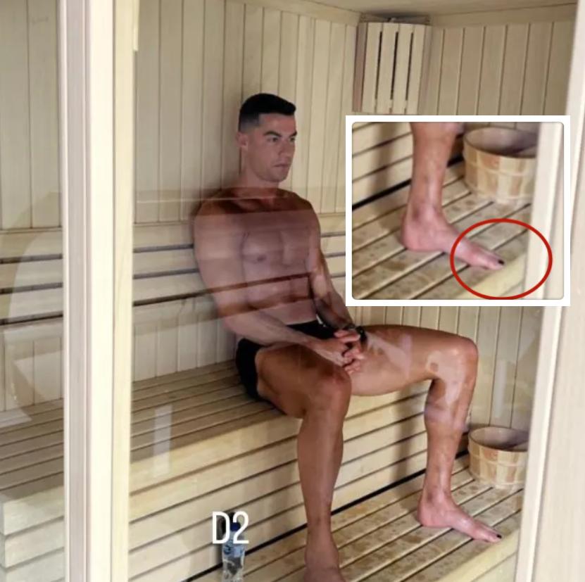 c罗的脚趾甲是什么样的,c罗涂脚趾甲