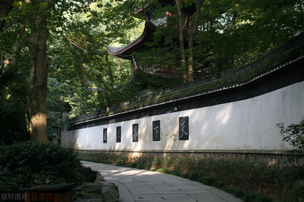 杭州西湖美景虎跑梦泉,杭州天下第三泉虎跑泉