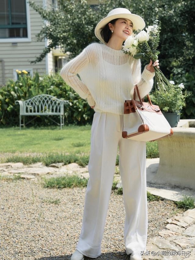 三木穿搭牛仔服,跟着三木学白色裤子穿搭