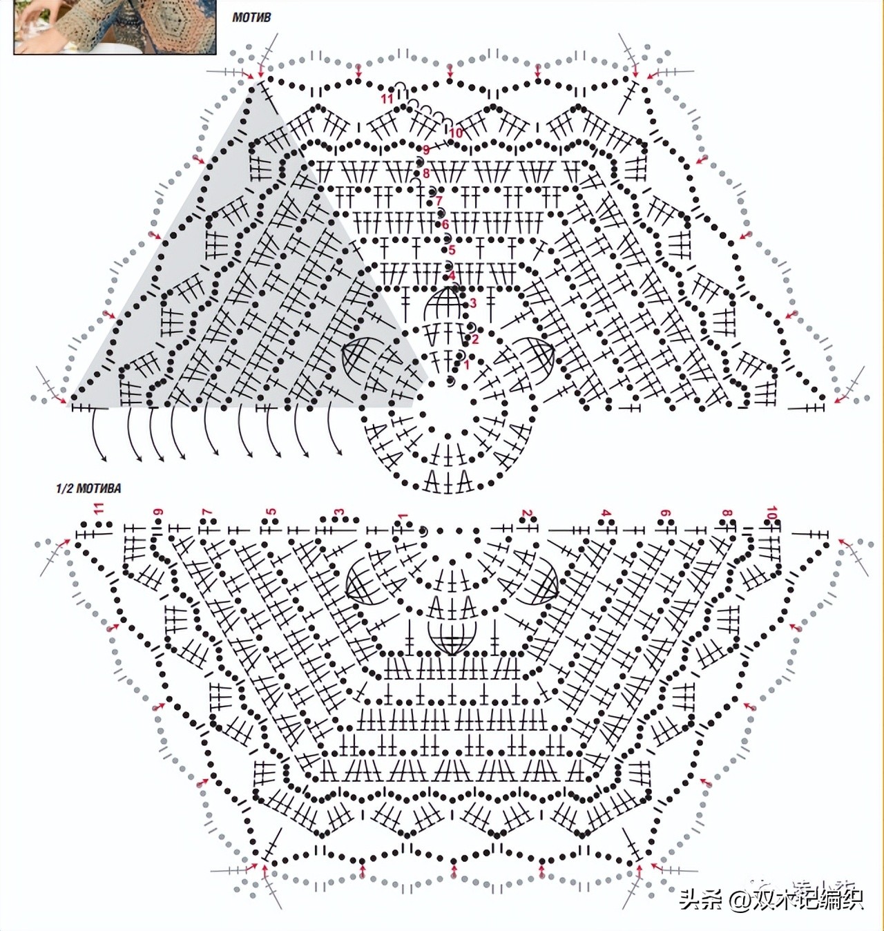 苗苗妈妈钩针编织儿童裙教程,钩针编织大芭比娃娃裙教程