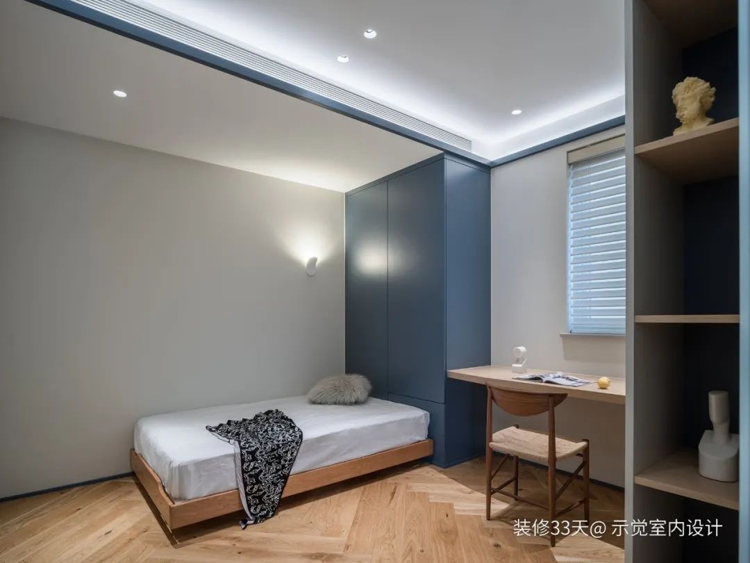 增加进门玄关迎面墙效果图,入户玄关客厅书柜一体效果