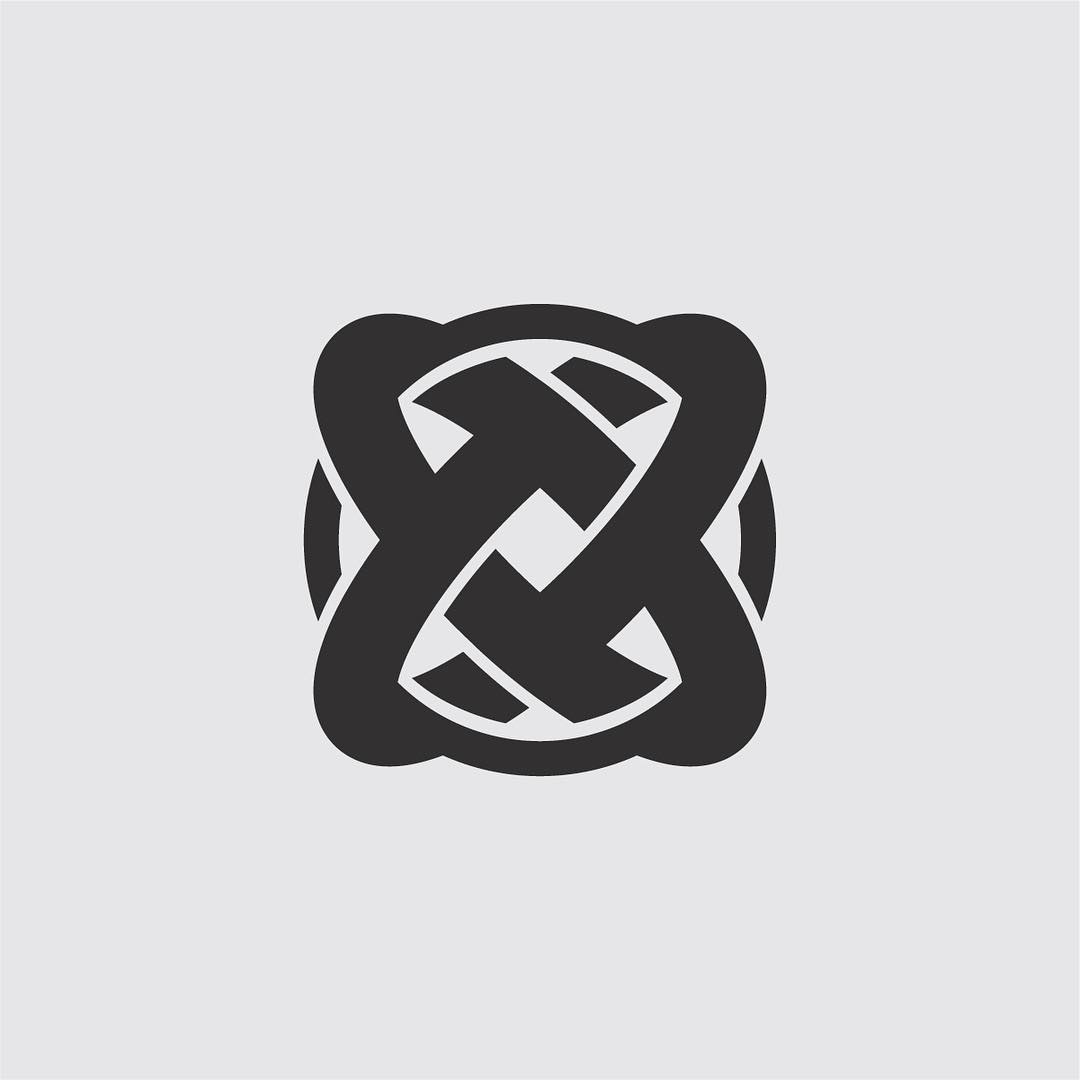 4个字母标志logo创意设计,圆形标志logo设计教程