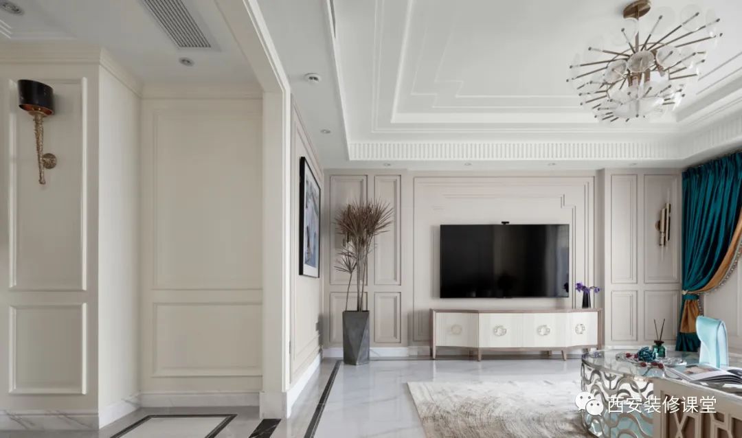 室内绿植软装搭配案例怎么摆,绿植与轻奢结合的软装搭配