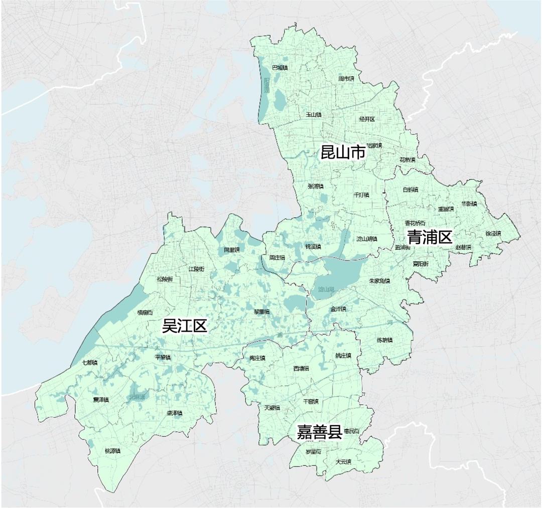 上海大都市圈空间协同规划全文,淀山湖一体化示范区