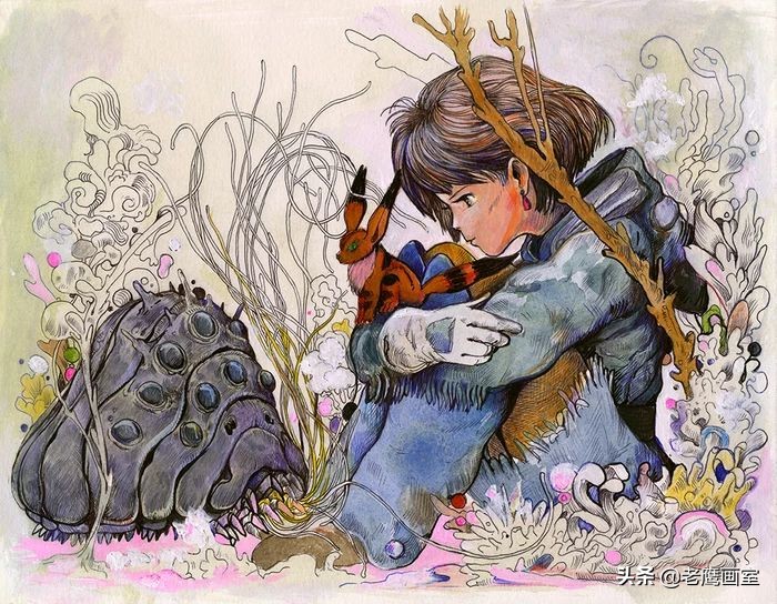 大师宫崎骏珍藏多年的画稿,100个画家致敬梵高